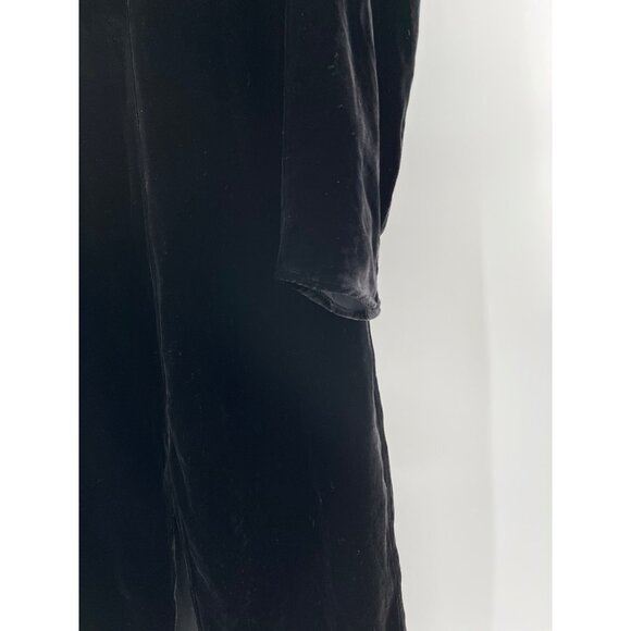 For Love and Lemons Collette Plunging V Black Velvet Dress Size XS - Picture 4 of 9